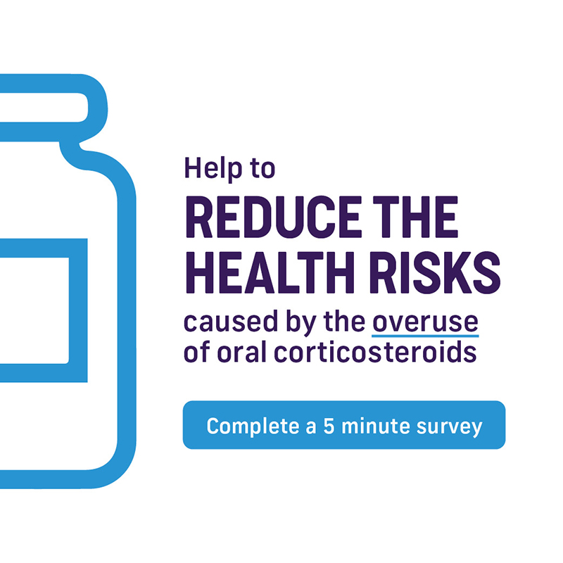 Help to reduce the health risks caused by the overuse of oral cortiscosteroids