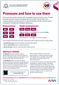 Pronouns and how to use them document
