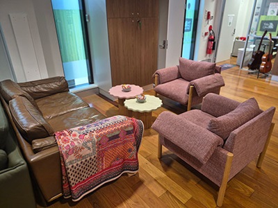 Interior photo of the Youth Cancer Centre