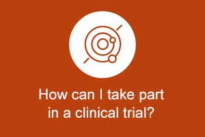 How can I take part in a clinical trial?