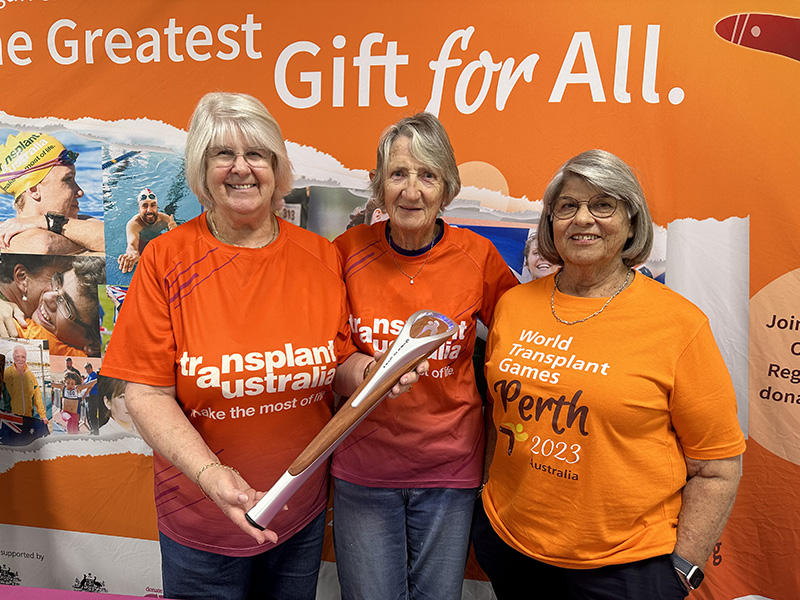 Donor recipients and competitors: Glenda, Esther and Marg