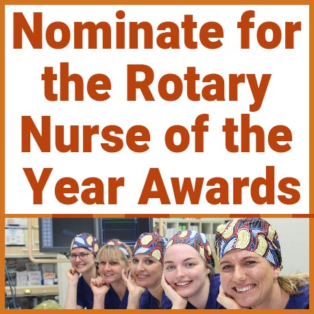 Nominate for the Rotary Nurse of the Year Awards