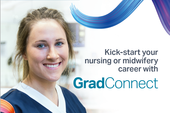 Kick-start your nursing or midwifery career with GradConnect