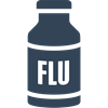 Influenza vaccine bottle